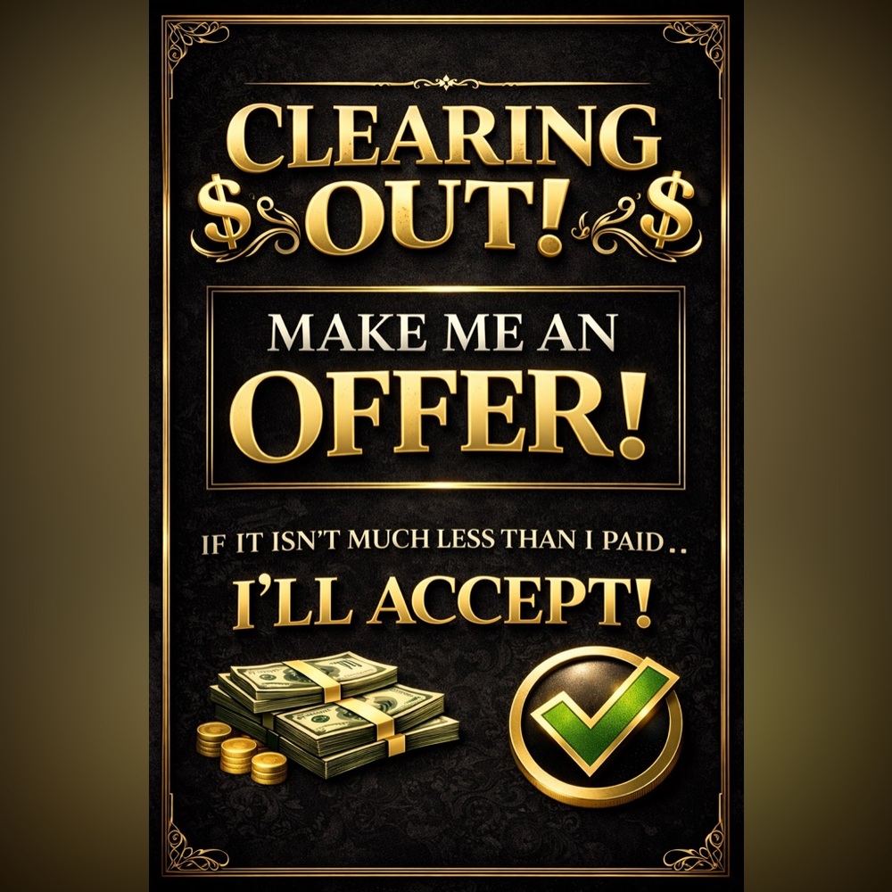 Offers welcome.